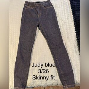 Judy Blue Women's Skinny Fit Jeans - Dark Blue